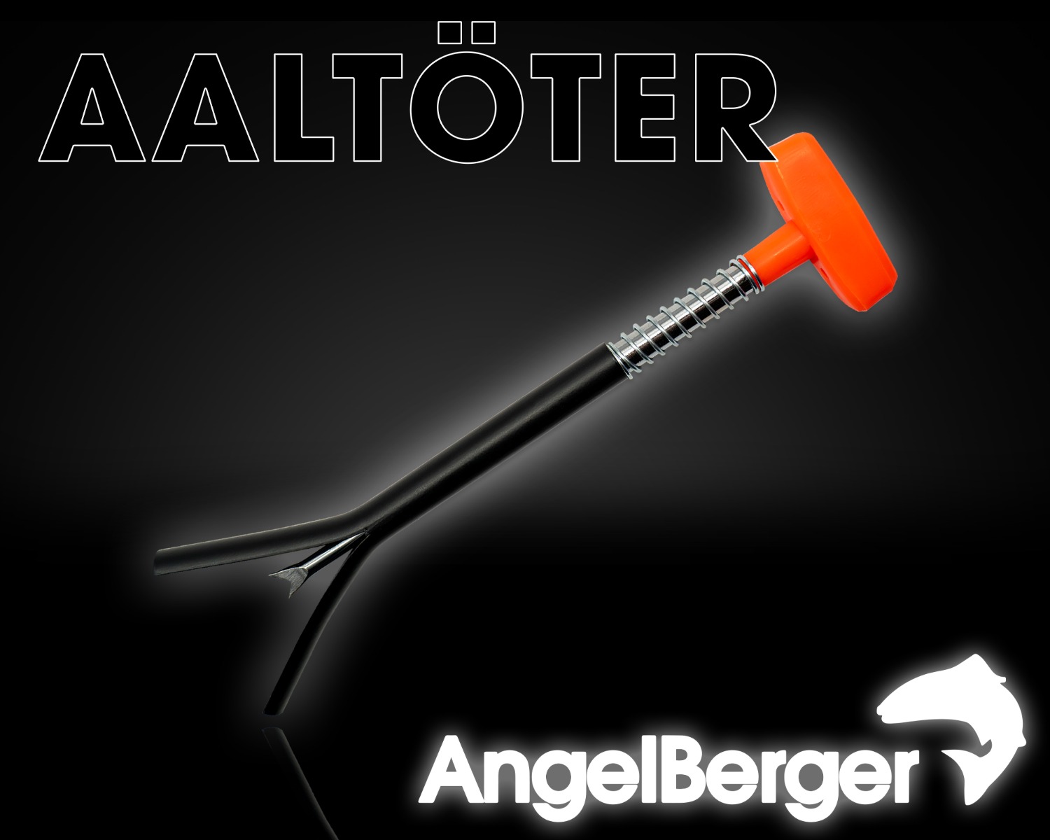 Angel Berger Aaltöter Aalgreifer Fischtöter für Aale Waidgerechter Aalstecher zum Töten vom Aal Werkzeug zum Aalfischen Eel Killer