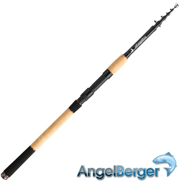 Schnur FLADEN Allround Tele Spin Combo Rolle Teleskop Spinrute Angelset 