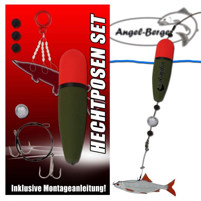 132tlg Angel Set Zubehör Angelset Angelausrüstung Rute Rolle Pose Haken Stopper 