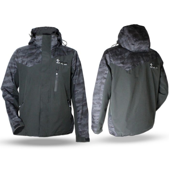 Wild Devil Baits WP Camo Jacket Angeljacke Regenjacke Watjacke Windjacke