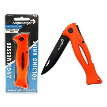 Angel Berger Angelmesser Folding Knife Fischmesser Klappmesser Edelstahl Outdoor Messer für Fisch und Angeln