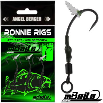 Magic Baits Ronnie Rigs Pop Up Rig Boilierig 3 Stück Größe 4