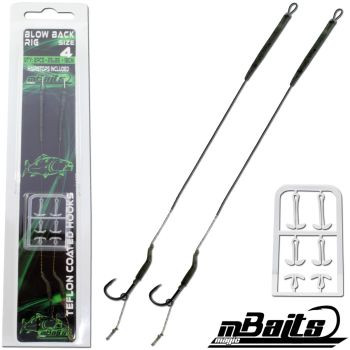 Magic Baits Coated Blow Back Rig Boilie Rig Boilievorfach 2 Stück