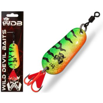 Wild Devil Baits Fire Tiger Blinker Raubfisch Köder Spoon Löffelblinker Kunstköder