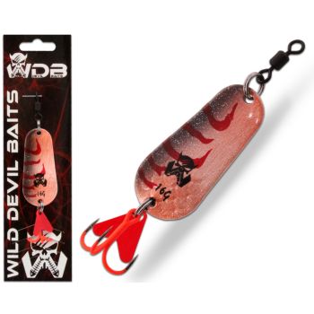 Wild Devil Baits Blinker Red Devil Raubfisch Köder Spoon Löffelblinker Kunstköder