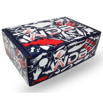 Wild Devil Baits Pro Meeres Monatsbox Angelköder Meeresangeln Promo Lure Box Norwegen Geschenk Meeresangler