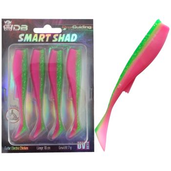 Wild Devil Baits Smart Shad UV Electric Chicken Pro Guiding Gummifisch 