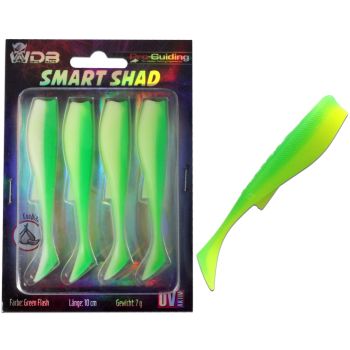 Wild Devil Baits Smart Shad Green Flash Pro Guiding Gummifisch 