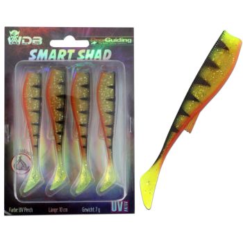 Wild Devil Baits Smart Shad UV Perch Pro Guiding Gummifisch 