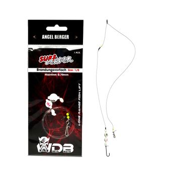 Wild Devil Baits Surf Leader Long Range Fish Lift Brandungsvorfach Weitwurf Fisch Lift Vorfach Meeresvorfach Salt Rig Brandungssystem