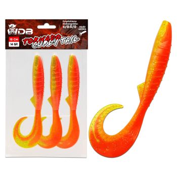 Wild Devil Baits Tornado Curly Tail Red Devil Twister Gummifisch Shad Kunstköder Softlure Gummiköder Hecht Barsch Zander