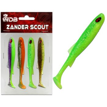Wild Devil Baits Zander Scout Mix Trübes Wasser Shad Gummifisch Softlure