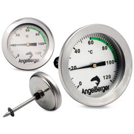 ORION Räucherthermometer - Edelstahl Thermometer Für Räucherofen | 33cm Länge, 40-260°C Messbereich
