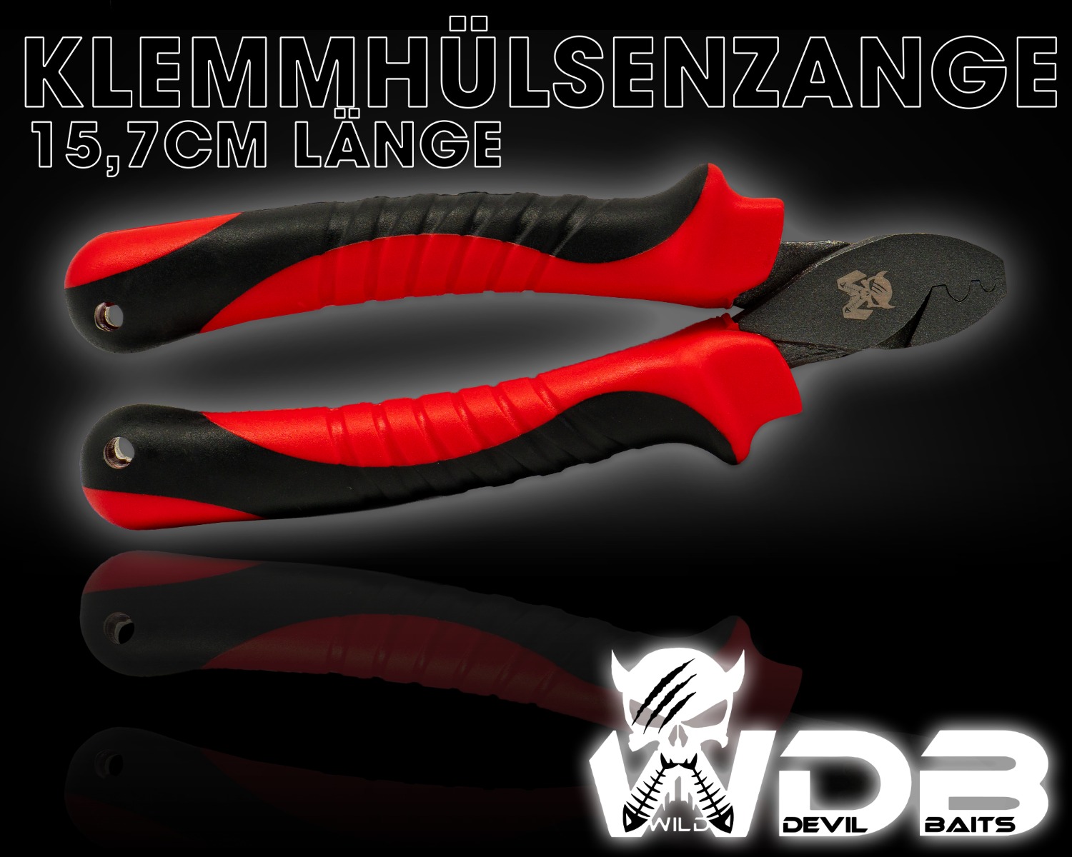 Wild Devil Baits Klemmhülsenzange Crimp Plier Crimping Tool Klemmhülsen Hülsenzange 