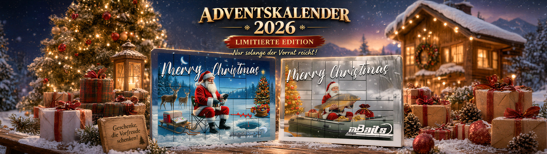 Adventskalender 2026 Weihnachtskalender Angelkalender Angel Berger Magic Baits Geschenk